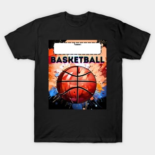 Basketball Custom Name T-Shirt